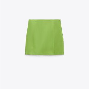 Zara Satin Effect Skort